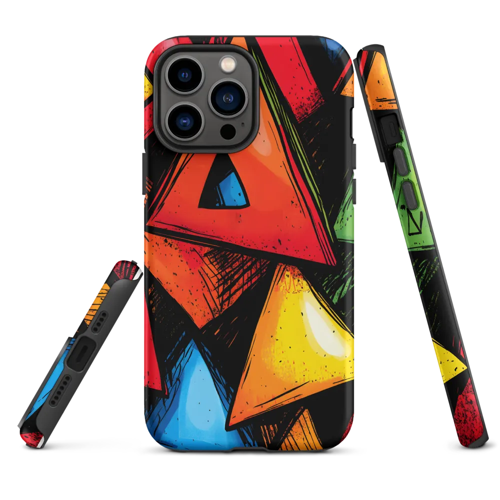 Vibrant Triangles in Abstract Harmony