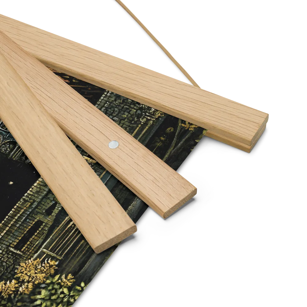 Nature’s Embrace: The Infinite Connection | Poster With Oak Wood Hanger | 10″×10″