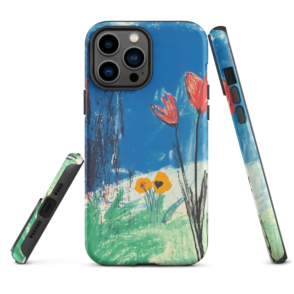 Joyful Blossoms in Blue