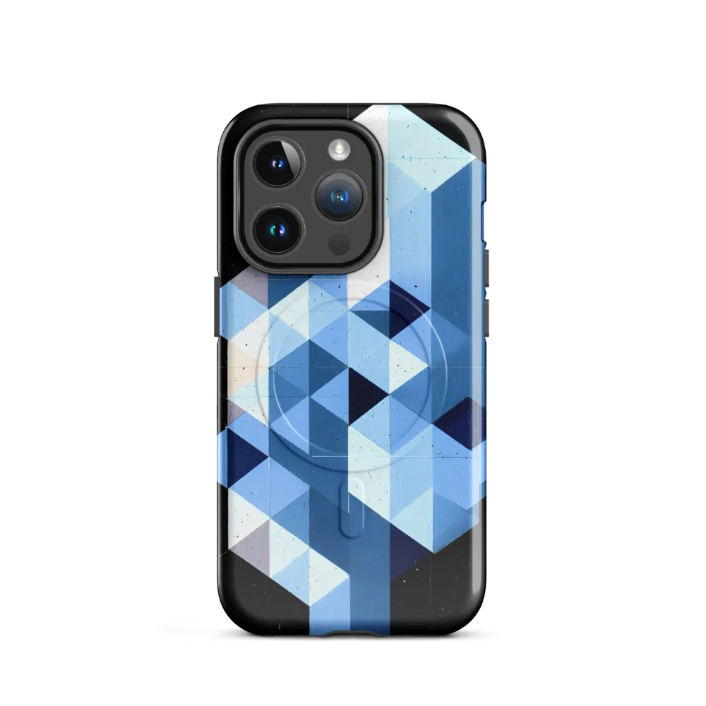 Blueprint of Depth | Phone Case |  14 Pro | MagSafe® Tough Case | Glossy