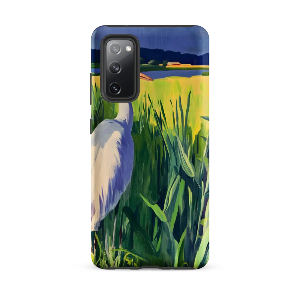 Graceful Presence: The Heron in the Meadow