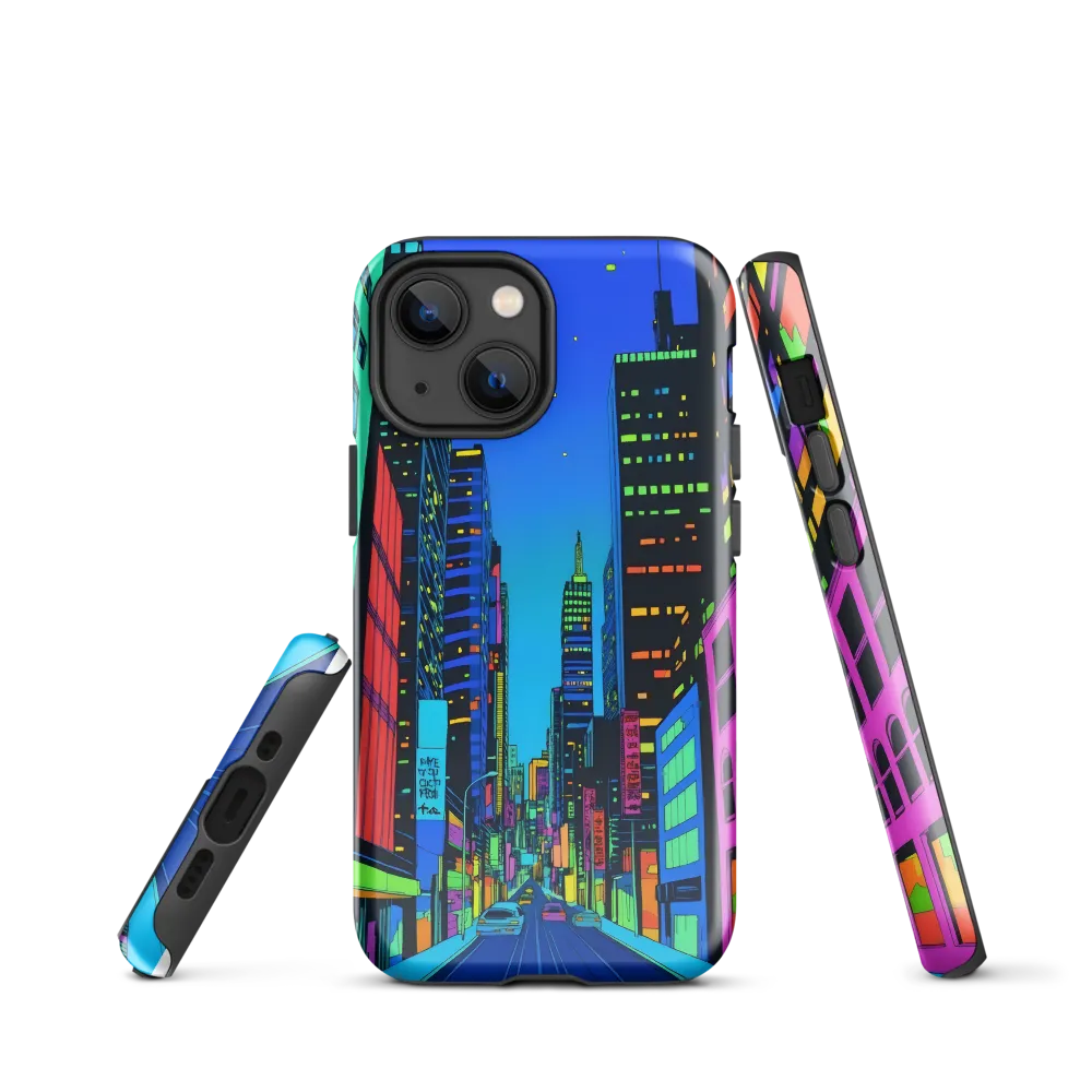 Neon Dreamscape: A Futuristic City at Dusk