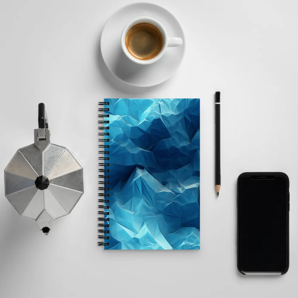 Serenity in Blue | Spiral Notebook