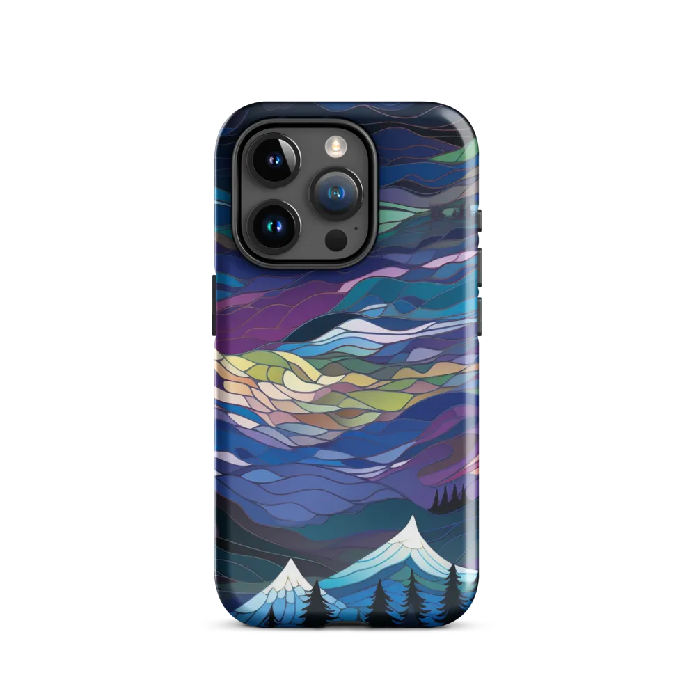 Twilight Peaks: An Abstract Mountain Landscape
