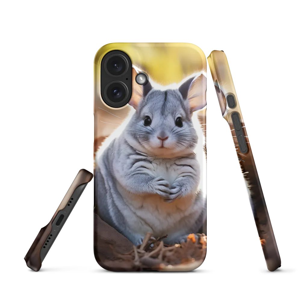 Gentle Whispers of Nature: The Chinchilla | Phone Case |  16 | Snap Case | Matte