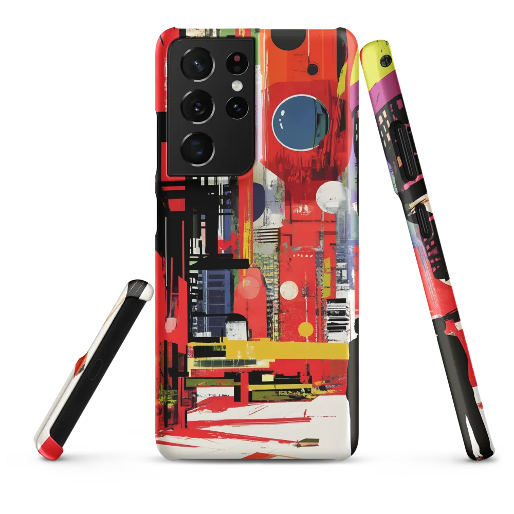 Urban Echoes: A Futuristic Reverie | Phone Case |  S21 Ultra | Snap Case | Matte