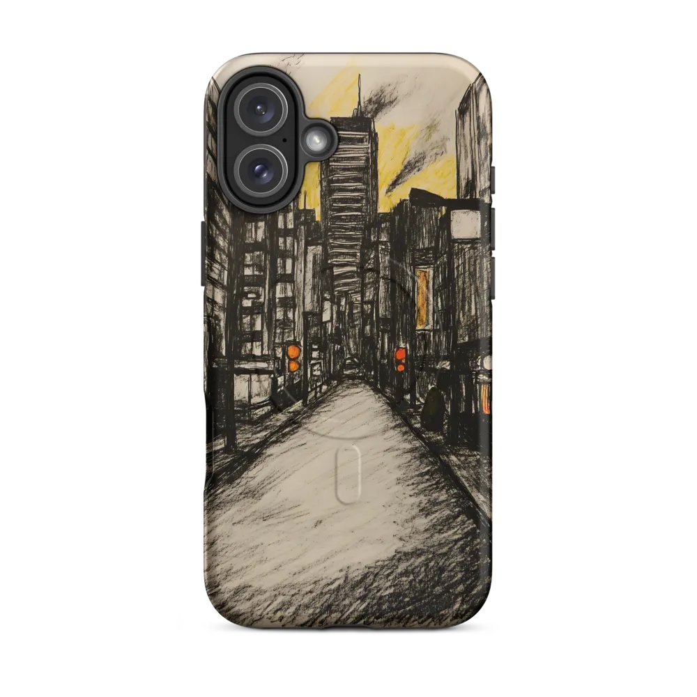Cityscape of Solitude | Phone Case |  16 Plus | MagSafe® Tough Case | Matte
