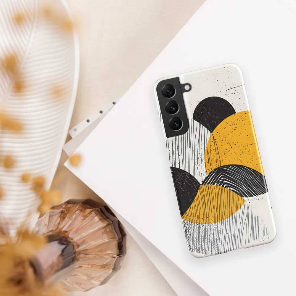 Dynamic Harmony in Black and Yellow