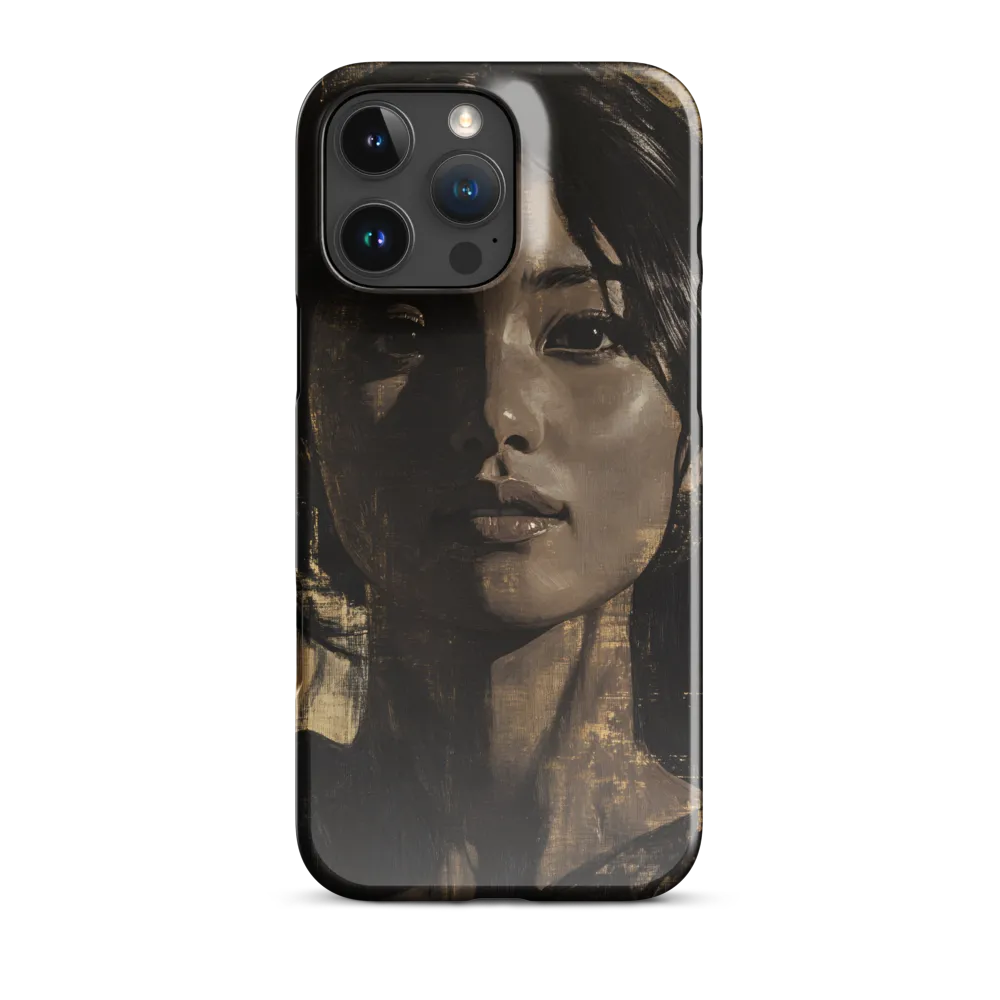 Golden Gaze: A Contemporary Portrait
