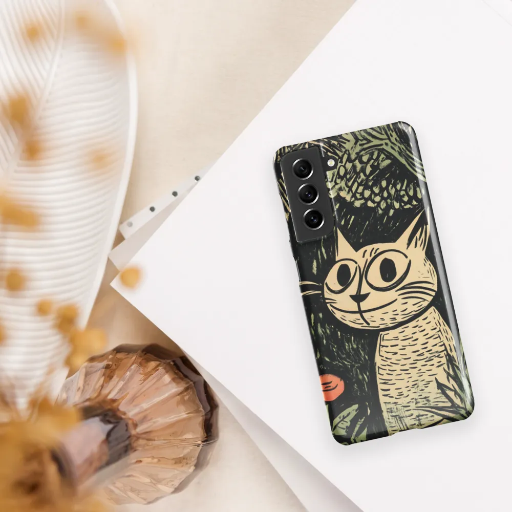 Whimsical Cat in the Forest