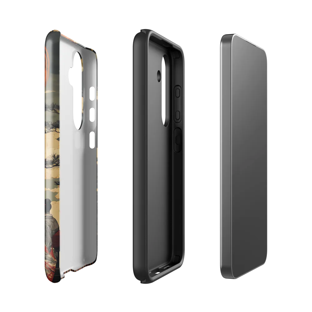 Under the Embrace of the Moon | Phone Case |  S24 | Tough Case | Glossy