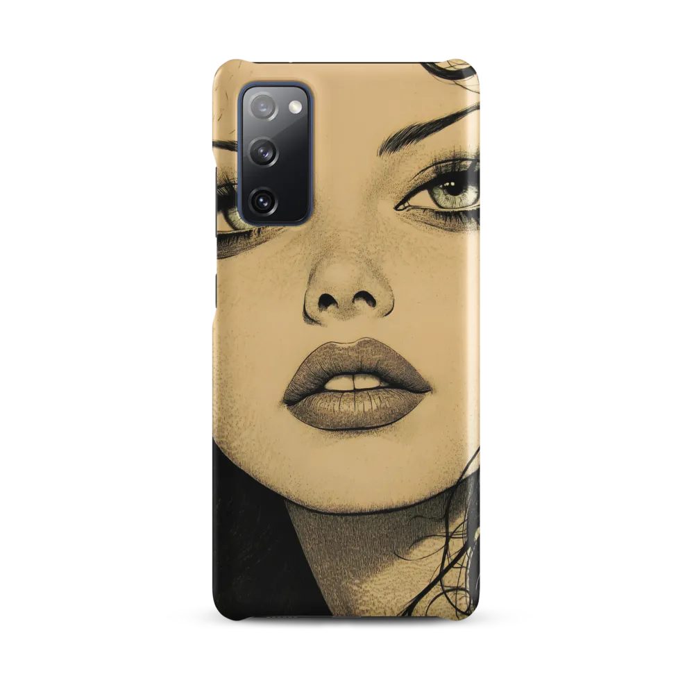 Enigmatic Gaze | Phone Case |  S20 FE | Snap Case | Matte