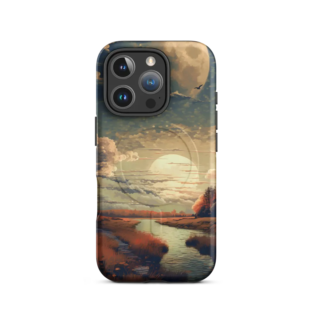 Whispers of Dusk: A Tranquil River Landscape