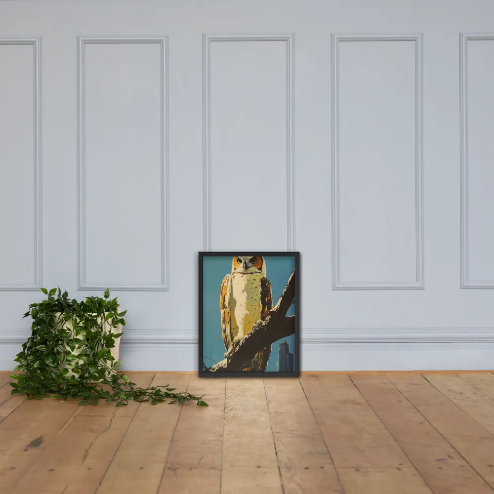 The Guardian of the Urban Wild | Poster with Black Frame | 16″×20″