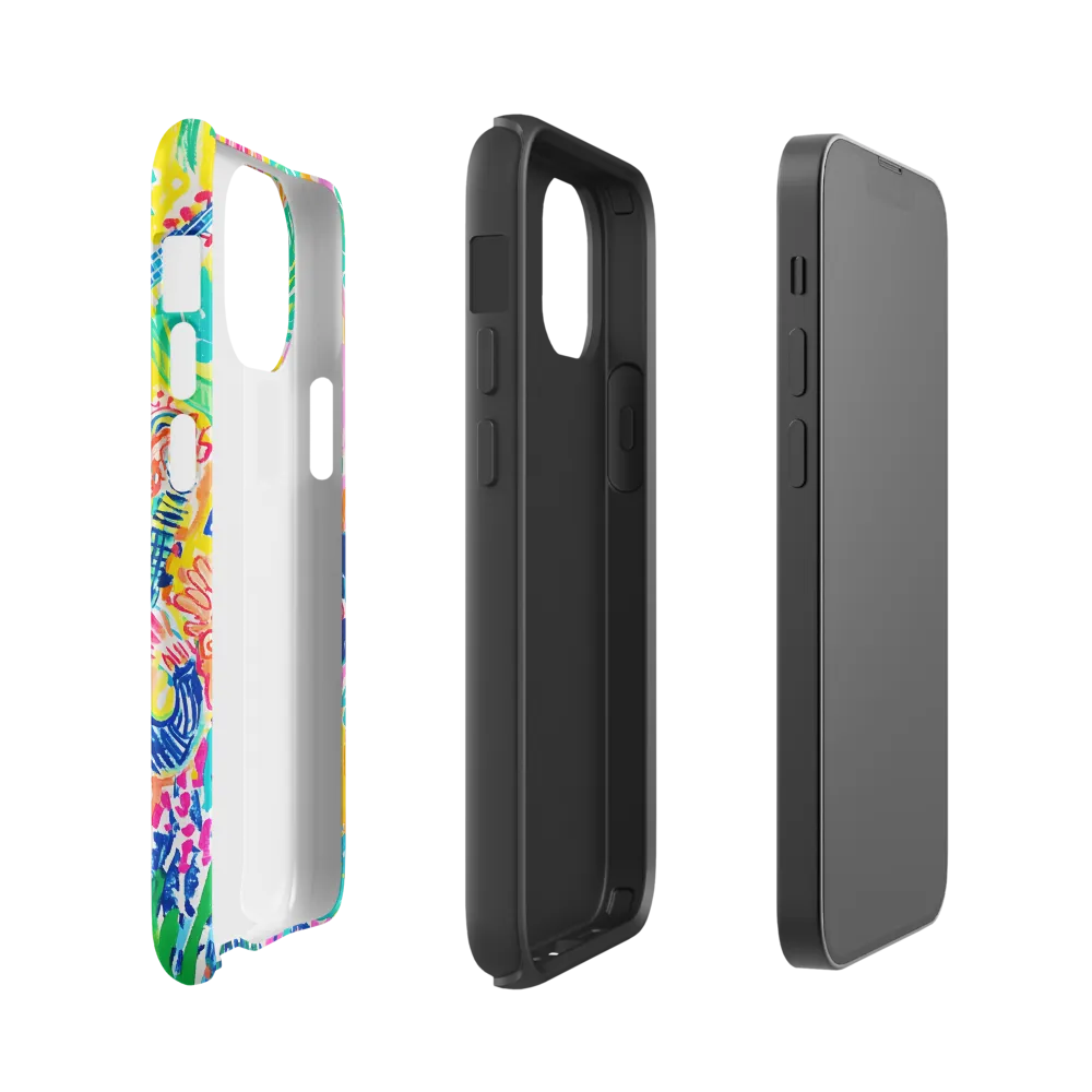 Joyful Duet: A Celebration of Music | Phone Case |  13 mini | Tough Case | Matte