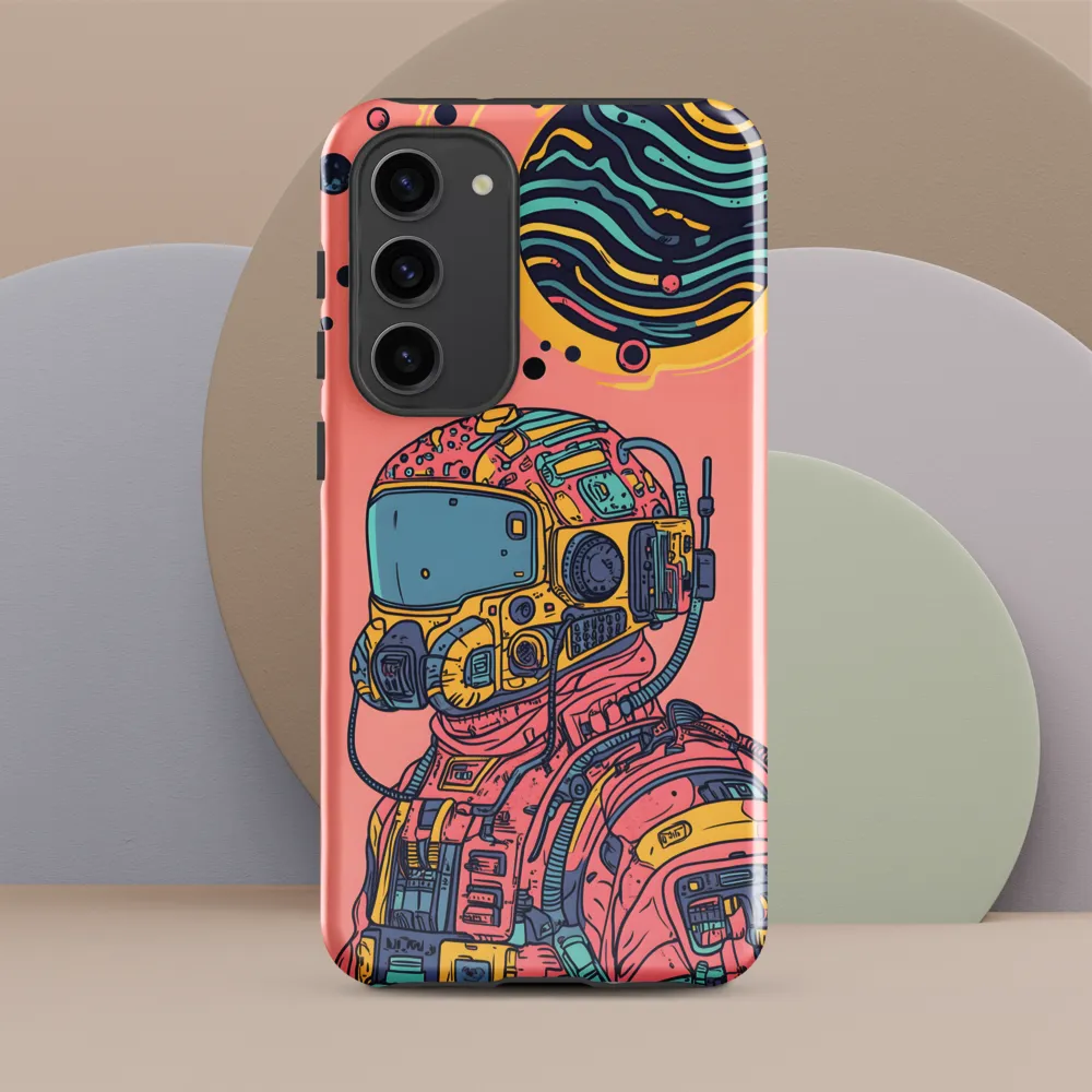 Exploration Beyond: A Digital Astronaut | Phone Case |  S23 Plus | Tough Case | Glossy