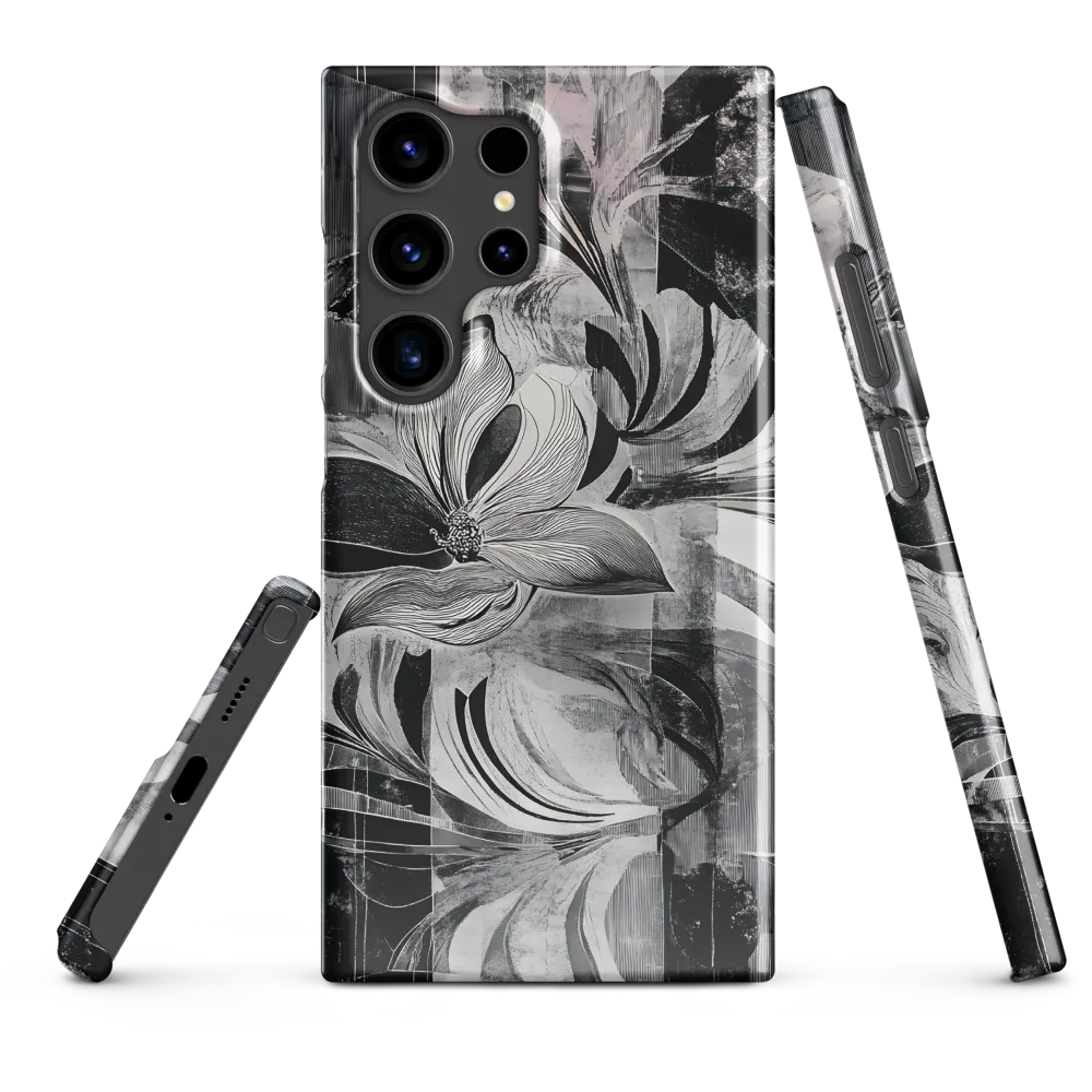 Floral Fusion in Monochrome