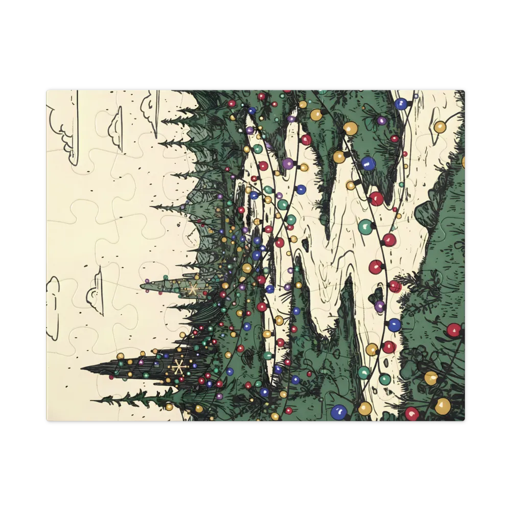River of Lights 
 Jigsaw Puzzle in Tin Box