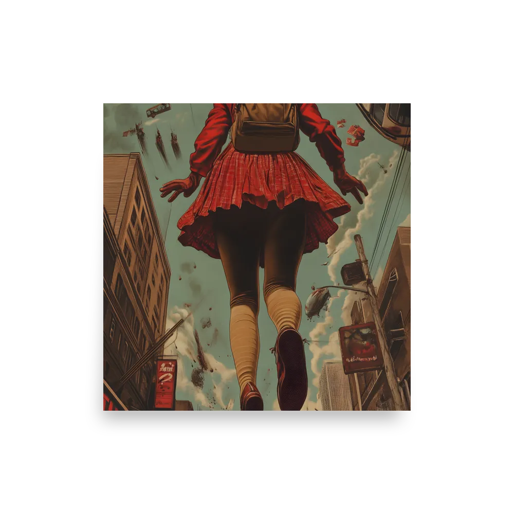 Flight of the Urban Dreamer | Poster | 12″×12″