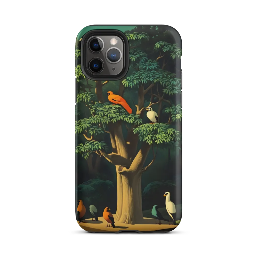 Harmony in Color: A Surreal Bird Symphony