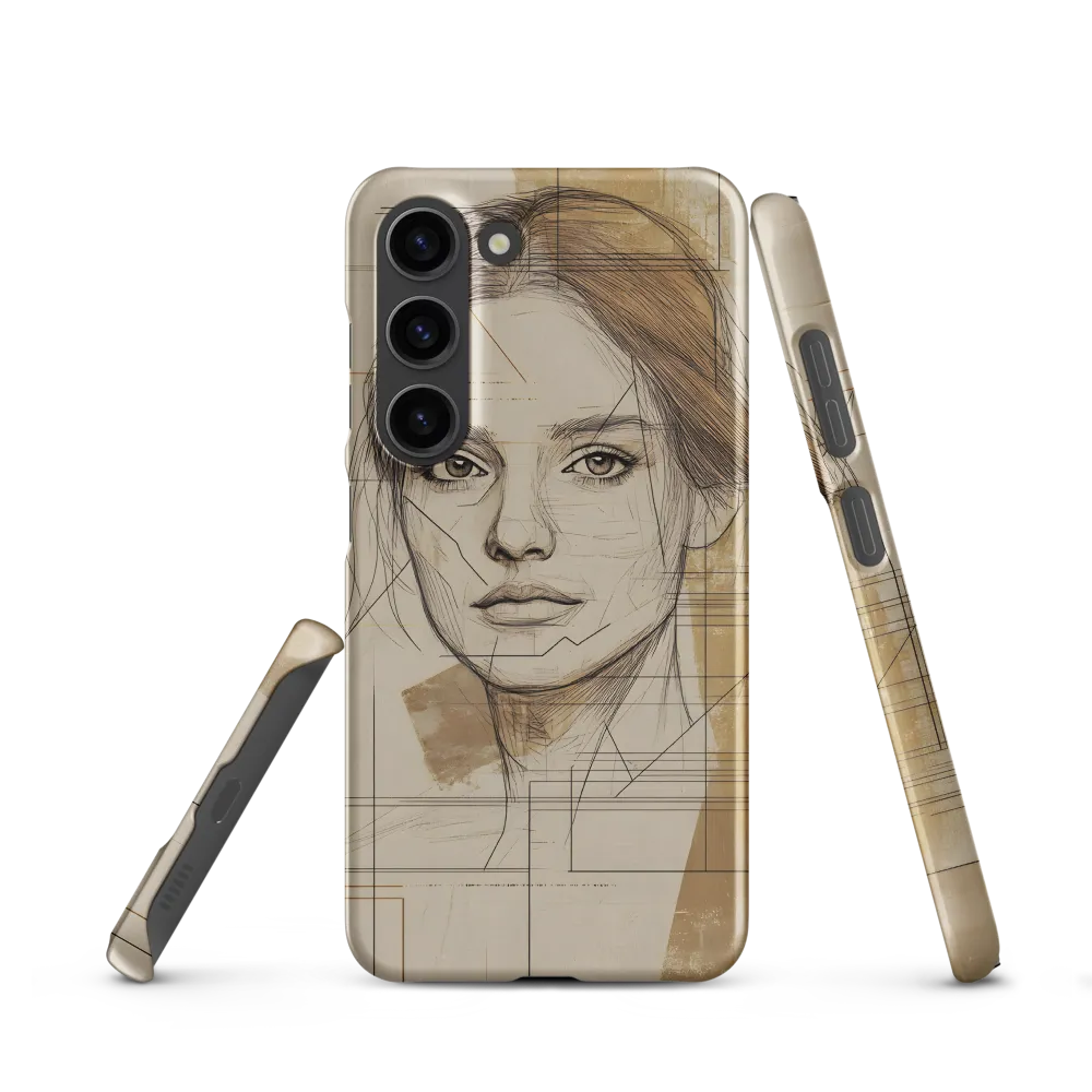 Geometric Elegance: A Modern Portrait