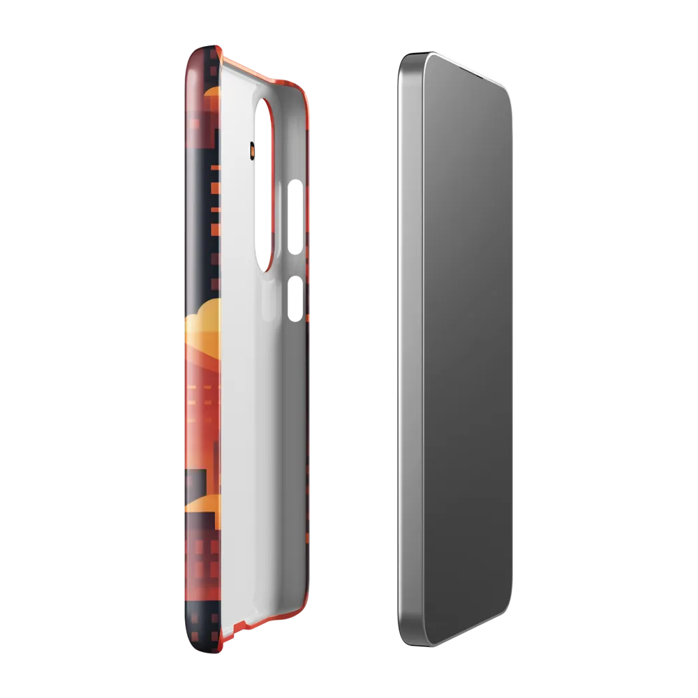 Radiance of the Urban Horizon | Phone Case |  S24 Plus | Snap Case | Glossy