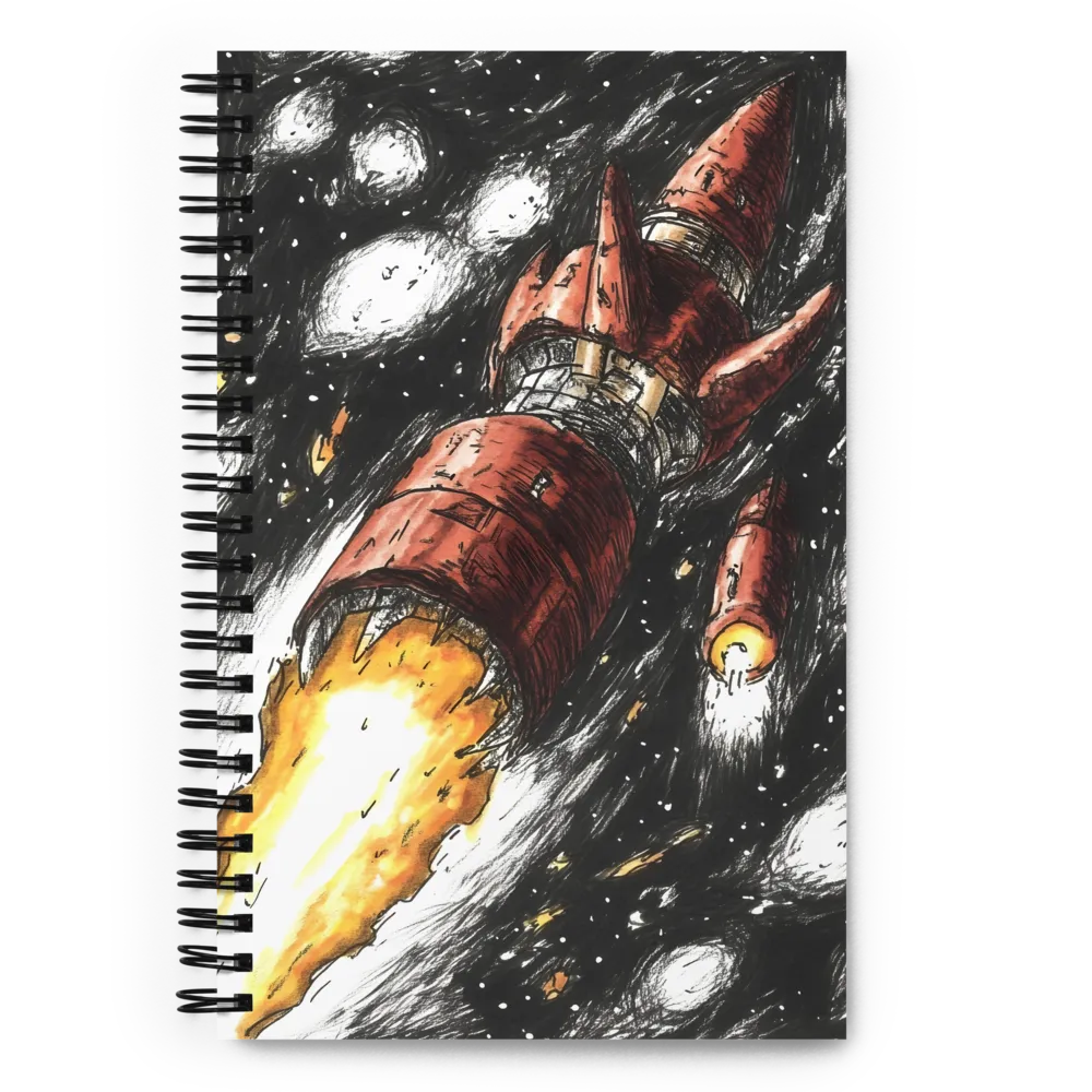 Ignition in the Abyss | Spiral Notebook