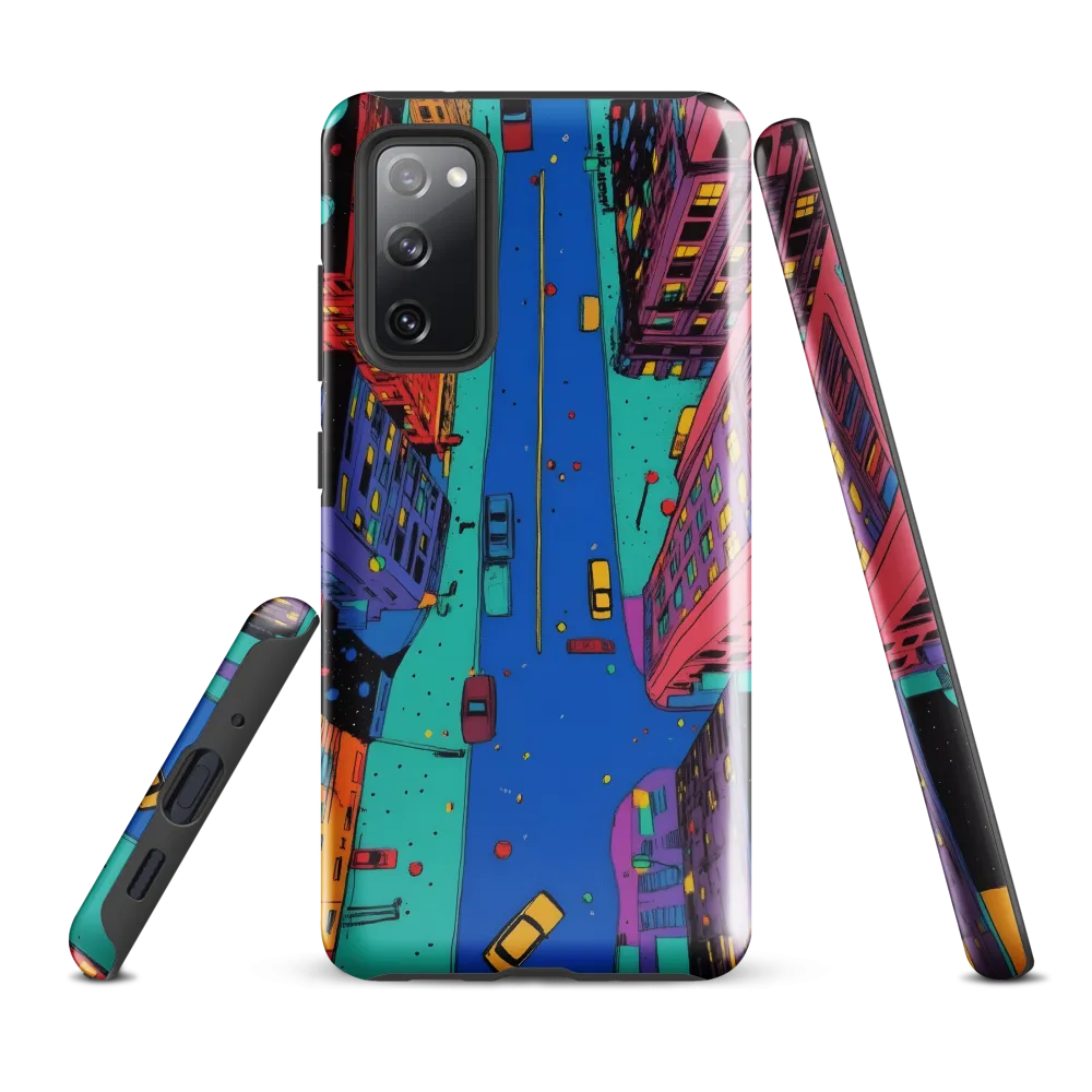Aerial Dreamscape: The Pulse of Urban Life | Phone Case |  S20 FE | Tough Case | Glossy