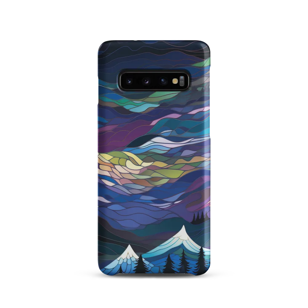 Twilight Peaks: An Abstract Mountain Landscape