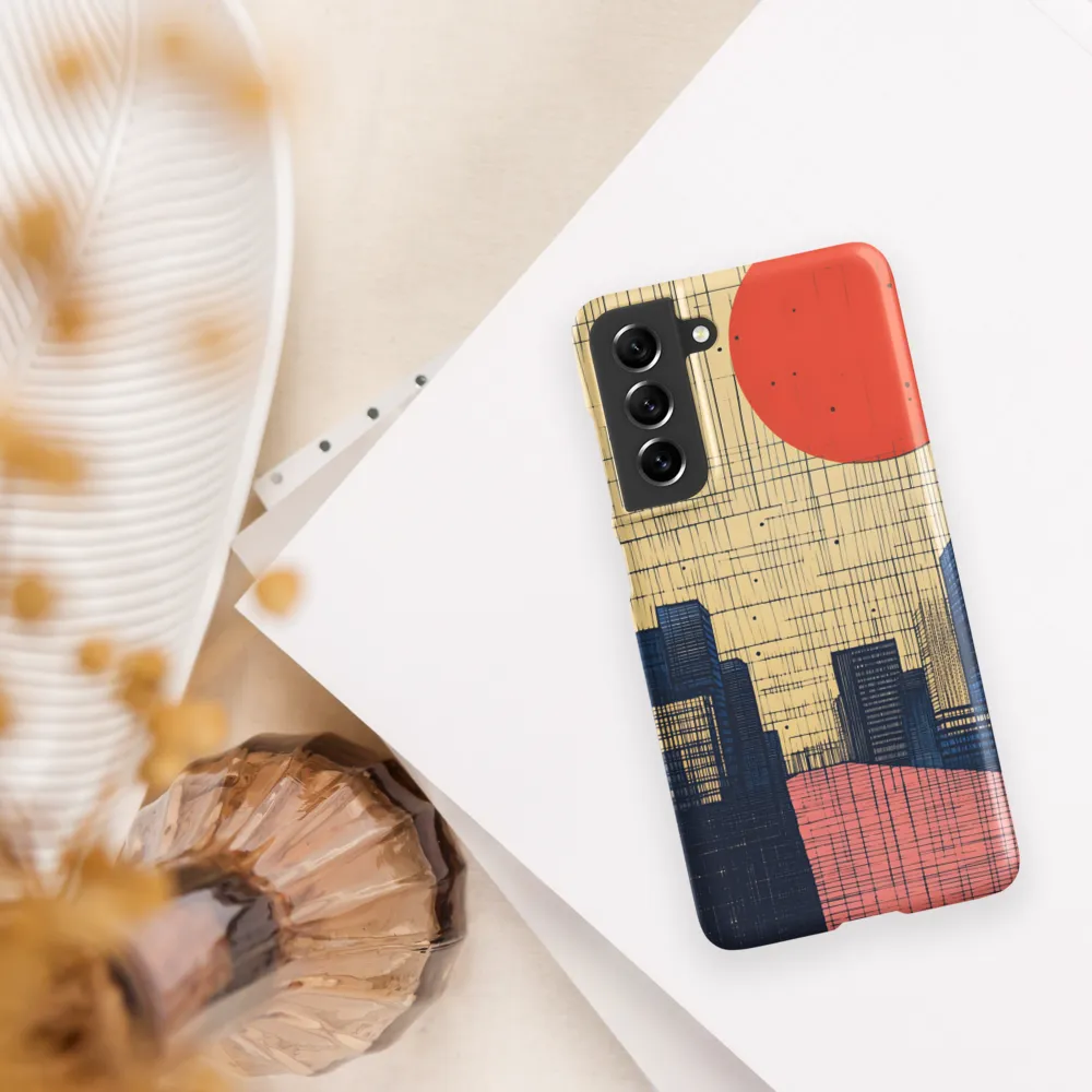 Urban Echoes: A Minimalist Cityscape