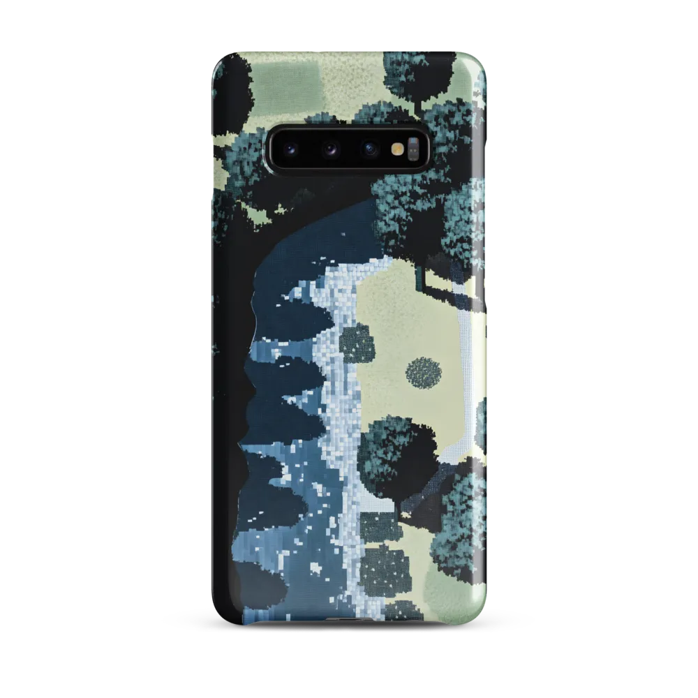 Serenity in Pixels | Phone Case |  S10 Plus | Snap Case | Glossy