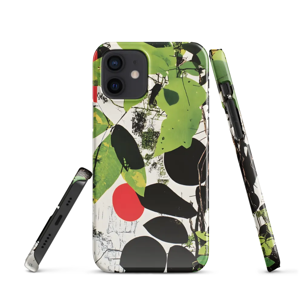 Nature's Geometry: A Contemporary Collage | Phone Case |  12 | Snap Case | Glossy