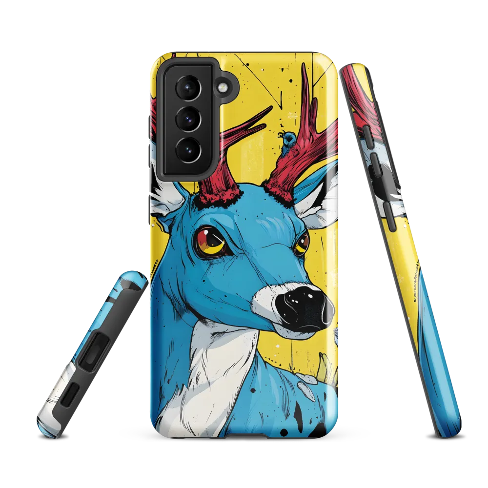 Vivid Antlers: A Modern Take on Nature
