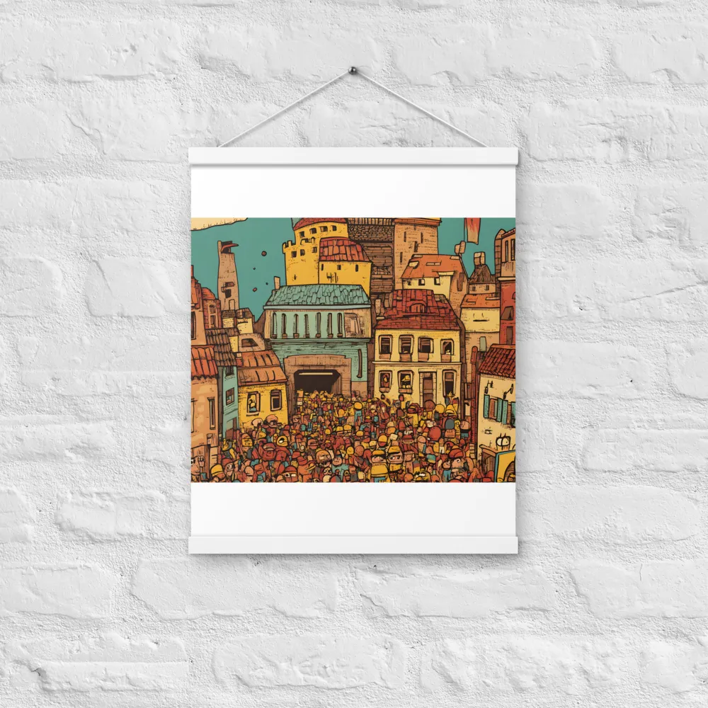 The Quirky City Gathering | Art Print