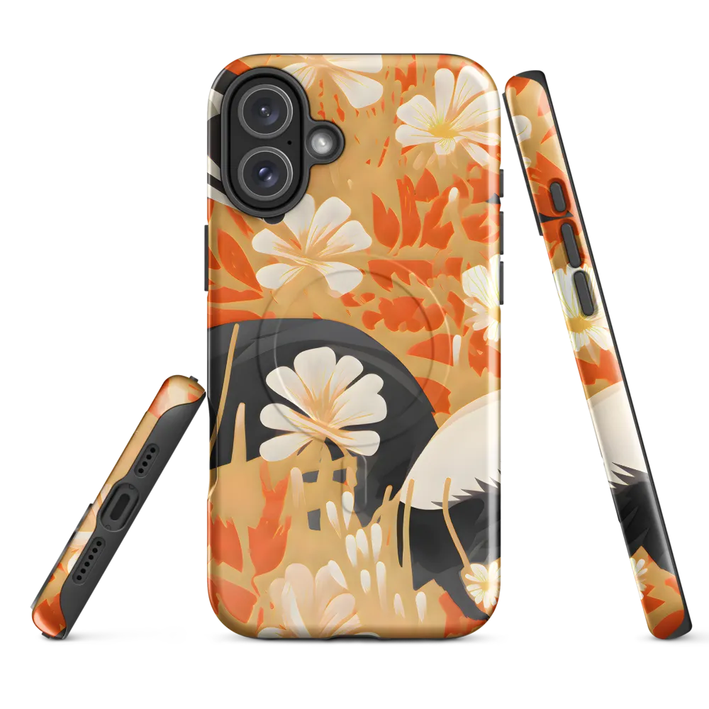 Whimsical Badgers in Bloom