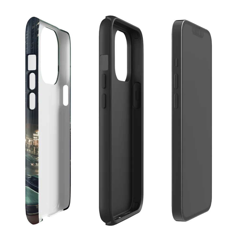 Mysterious Encounters in a Neon City | Phone Case |  13 Pro | Tough Case | Matte