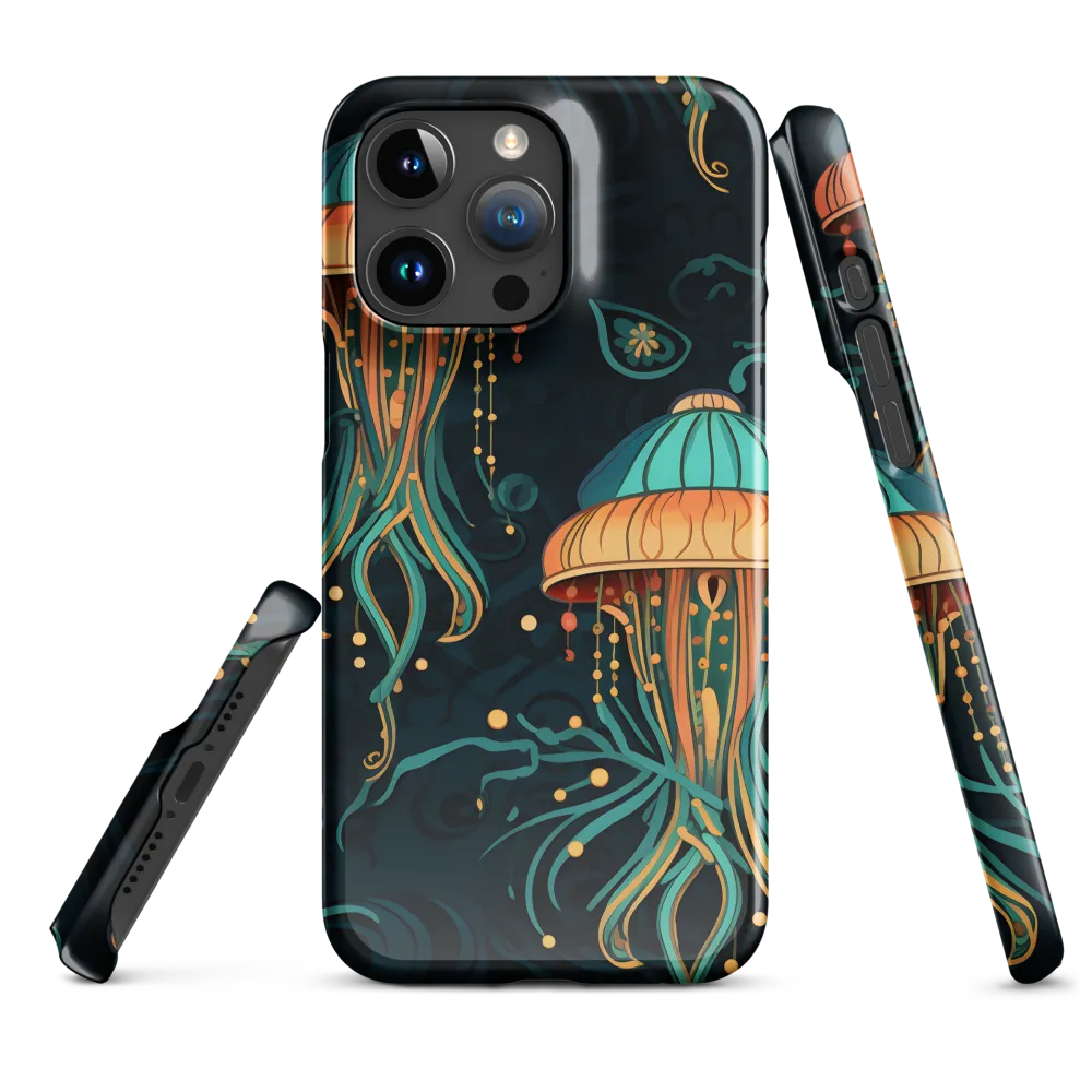 Symphony of Jellyfish | Phone Case |  15 Pro Max | Snap Case | Glossy