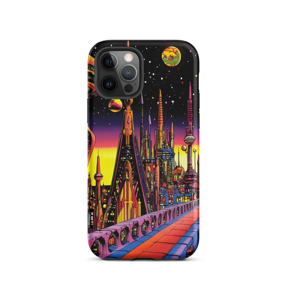 Futuristic Cosmos: A Journey Through Neon Cities
