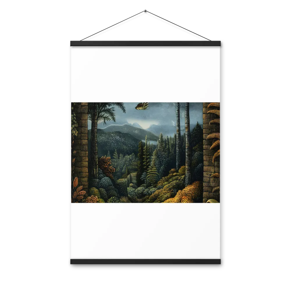 Whispers of the Enchanted Forest | Poster With Black Wood Hanger | 24″×36″