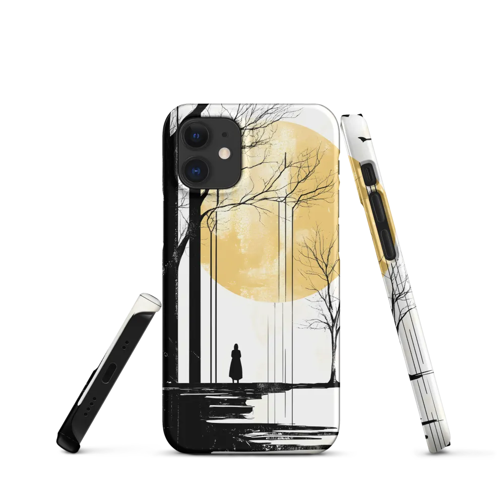 Solitude Under the Yellow Sun | Phone Case |  12 Mini | Snap Case | Matte