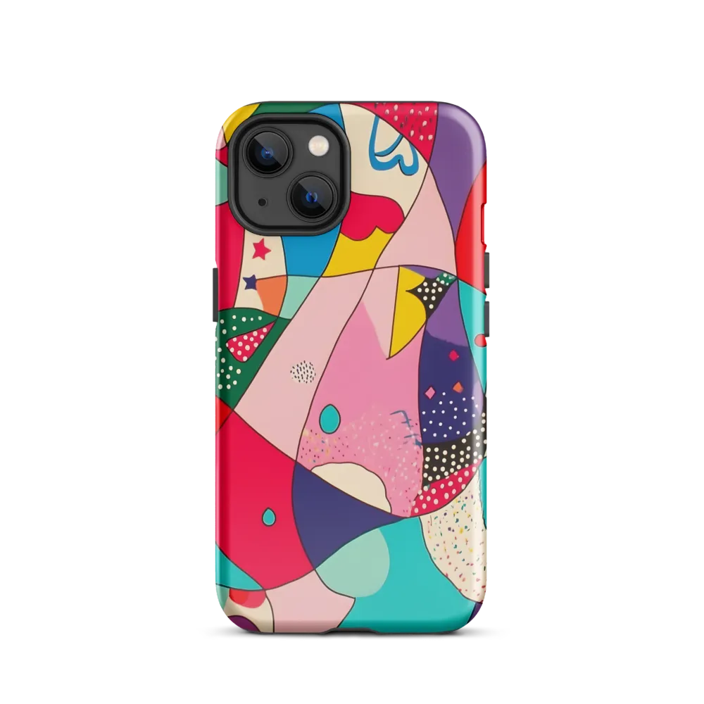 Playful Geometry in Color | Phone Case |  13 | Tough Case | Glossy