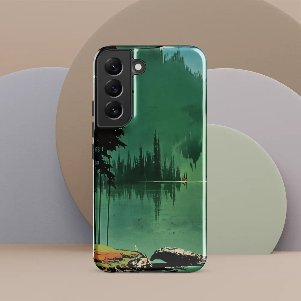 Serenity Reflected: A Tranquil Lake Scene