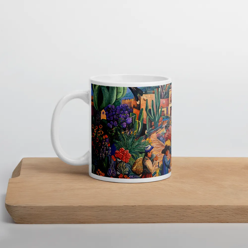 A Mosaic Journey Through Colorful Landscapes | Mugs | Multiple Sizes & Colors