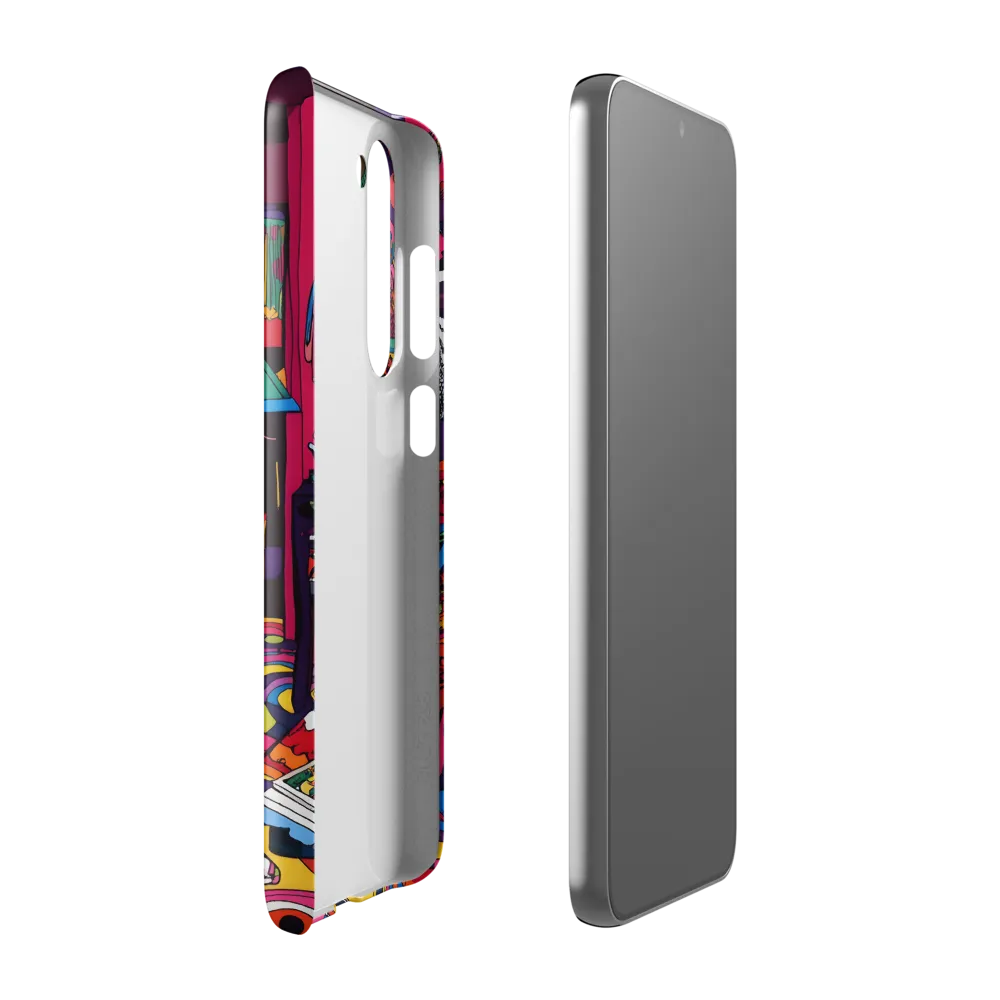 Psychedelic Reverie | Phone Case |  S23 Plus | Snap Case | Glossy