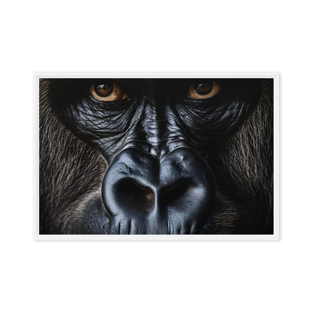 Gaze of the Wild: A Gorilla's Portrait