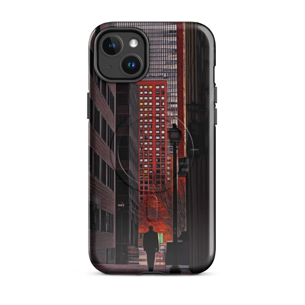 Solitude in the City | Phone Case |  14 Plus | MagSafe® Tough Case | Glossy