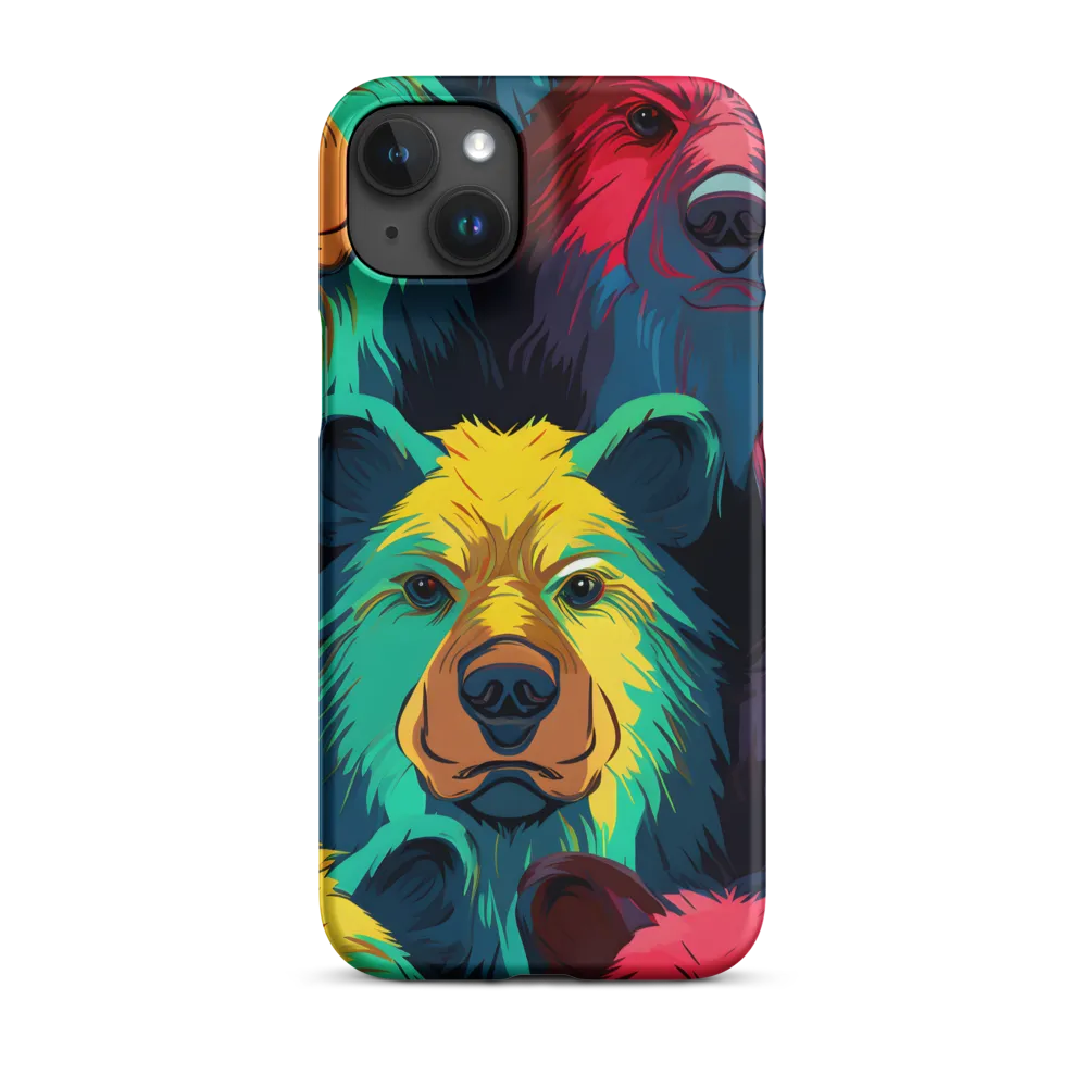 The Colorful Essence of Bears | Phone Case |  15 Plus | Snap Case | Matte