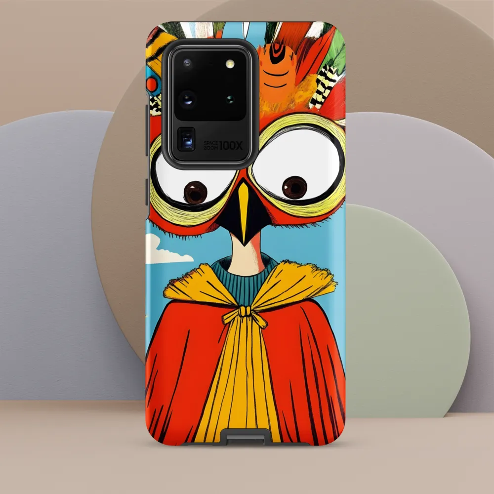 A Whimsical Encounter: The Owl-Human Fusion