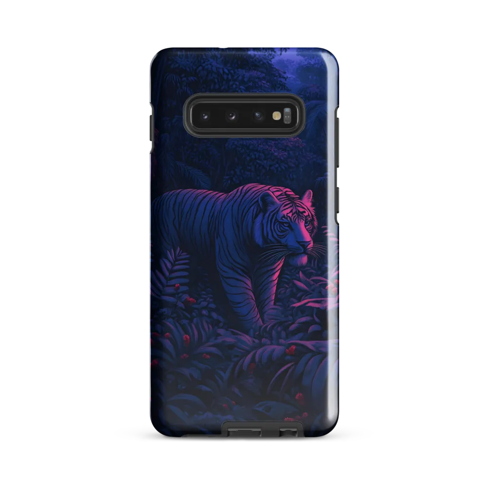 Mystic Prowler: The White Tiger in the Jungle | Phone Case |  S10 Plus | Tough Case | Glossy