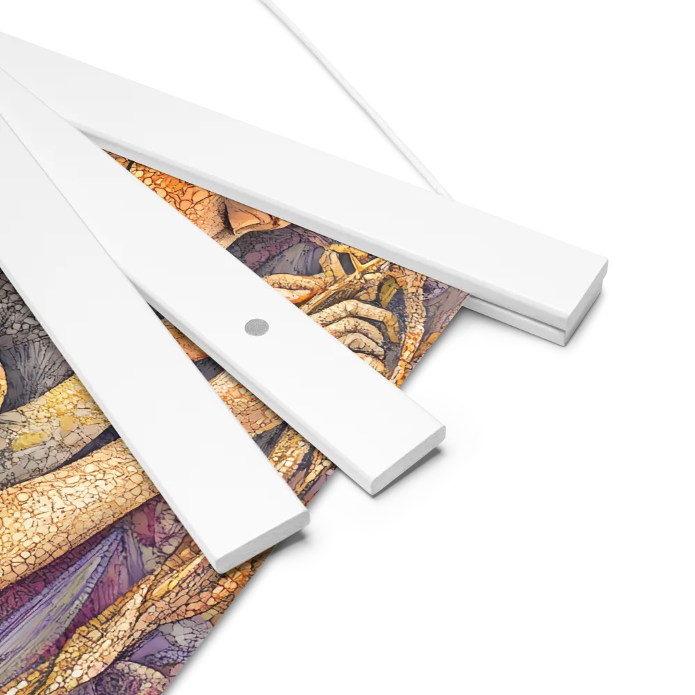 Whispers of the Frosted Meadow | Poster With White Wood Hanger | 10″×10″